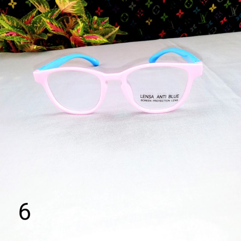 kacamata anak antiradiasi blueray hp laptop lentur cowok cewek-6