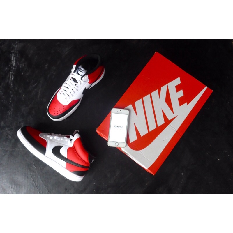 Nike court Vision Mid NBA University Red DM1186600 original bnib