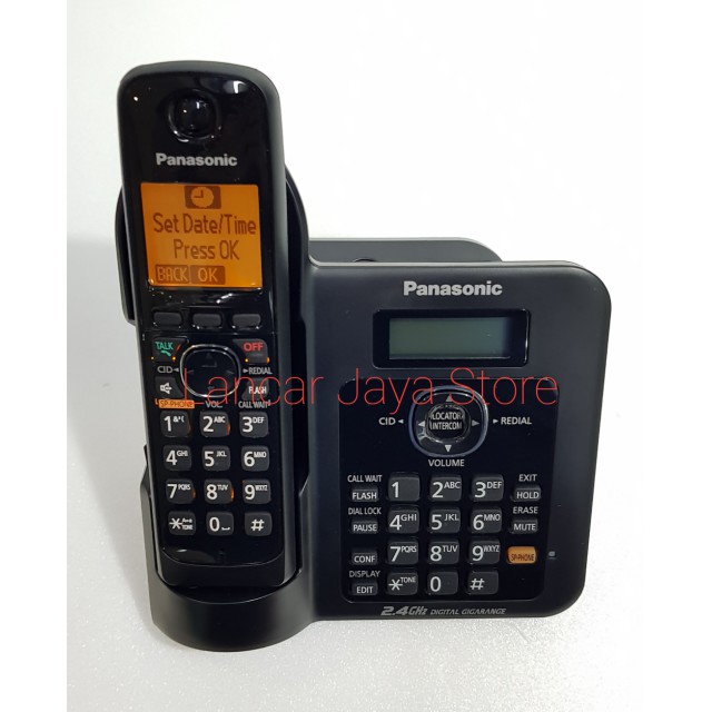 Cordless Phone Panasonic KX-TG3811 Telpon Wireless Panasonic KX-TG3811 (Black)