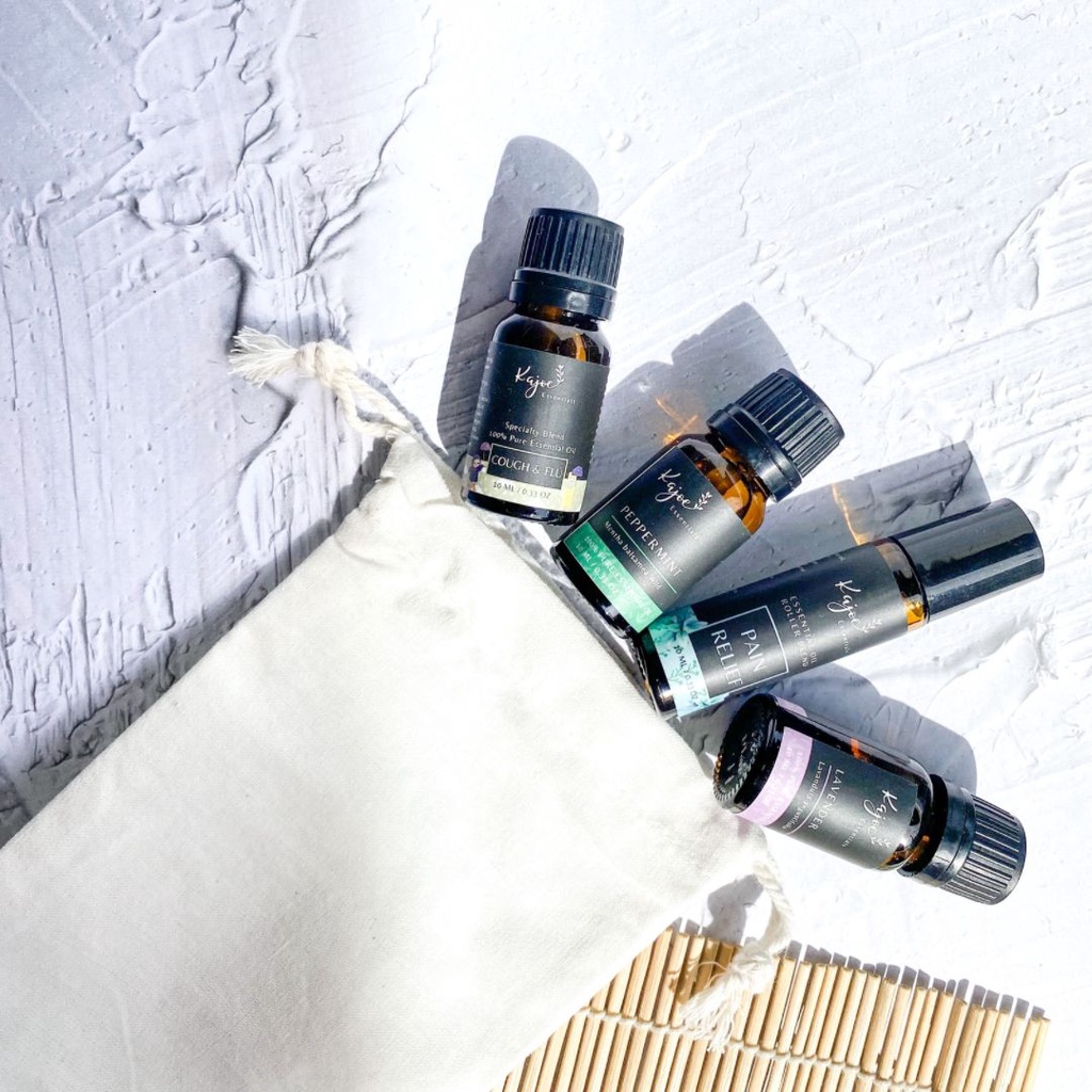 POUCH SERUT BLACU POLOS UNTUK ESSENTIAL OIL