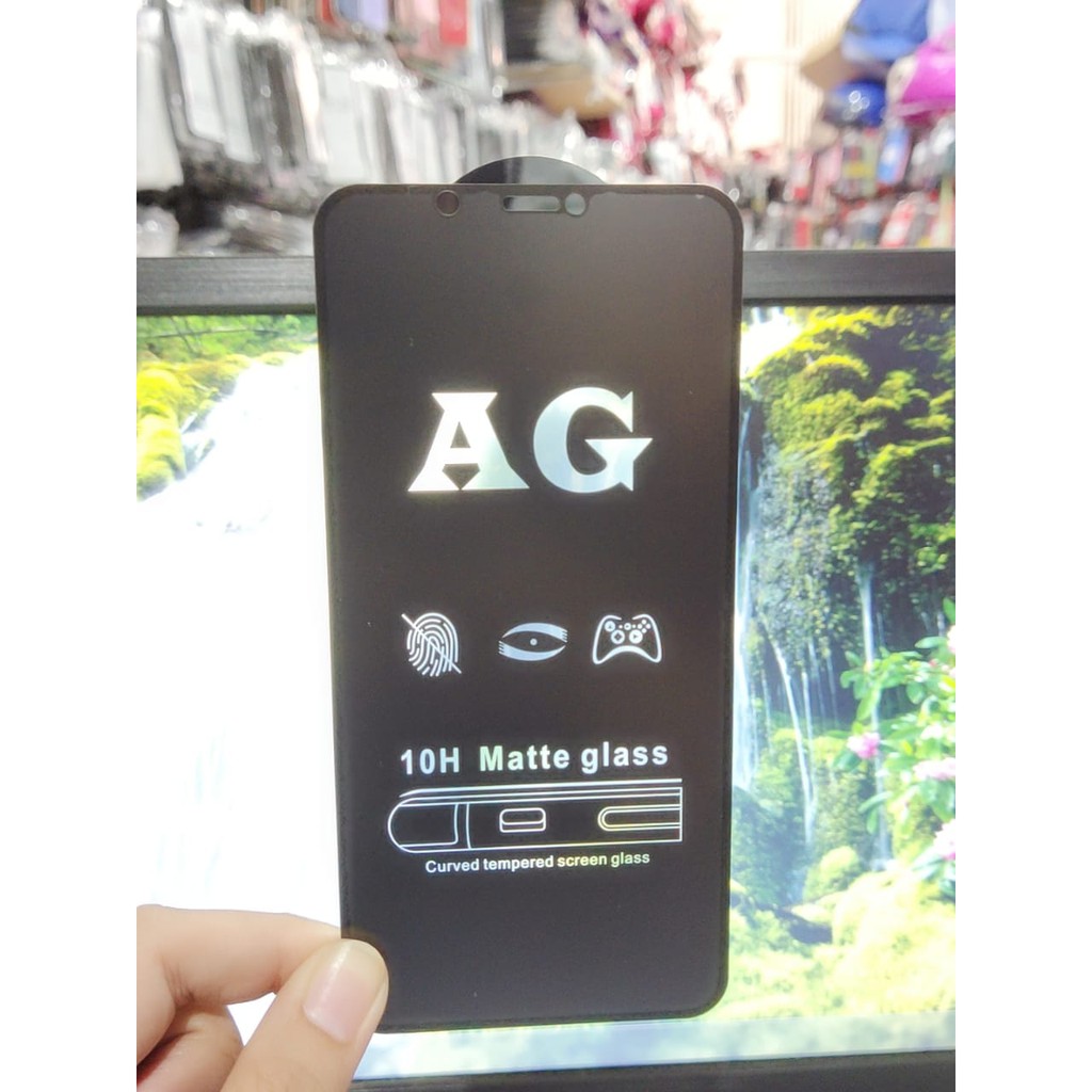 ANTI GLARE iPhone 12 Mini 12 12 Pro 12 Pro Max Tempered Glass Matte FULL LEM Anti Minyak Anti Finger