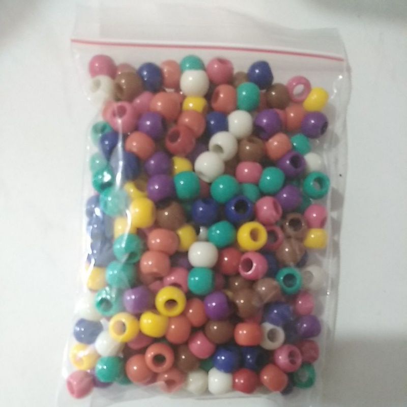 Manik Mote meronce lubang besar warna pastel 50 gr