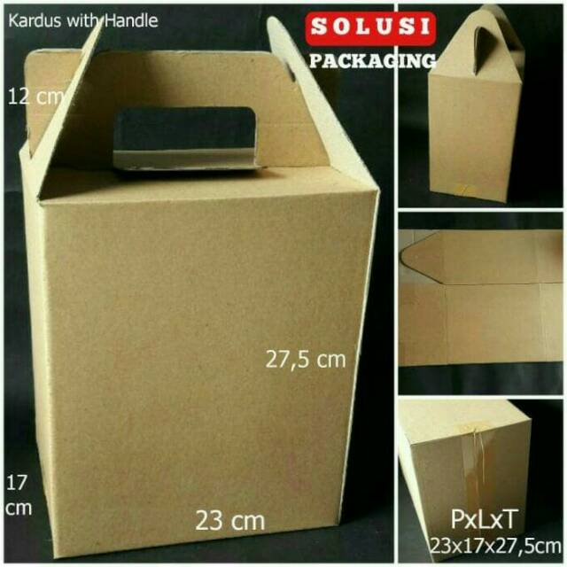 

ISI 25 PCS KARDUS PARCEL 23X17X27CM/KARDUS OLEH-OLEHKARDUS POLOS KARDUS PACKING/KOTAK BOX DUS DOS