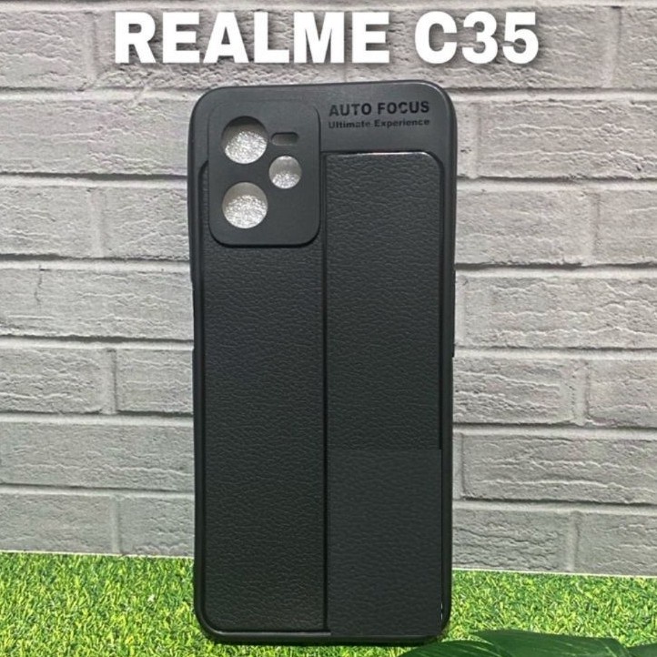 REALME 9i C31 C35 CASE SOFTCASE SILIKON AUTOFOCUS KARET SOFT SEMI LEATHER KULIT JERUK AUTO FOKUS CASING COVER REALME C31 REALME C35