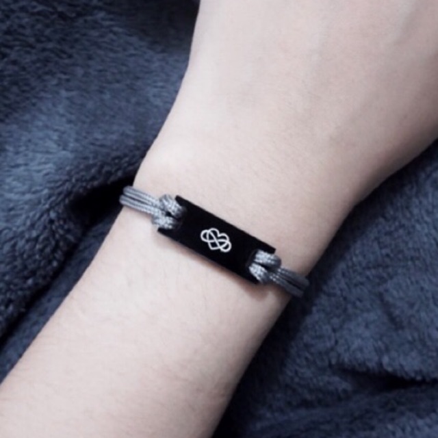 Gelang Nama Tali Abu-abu