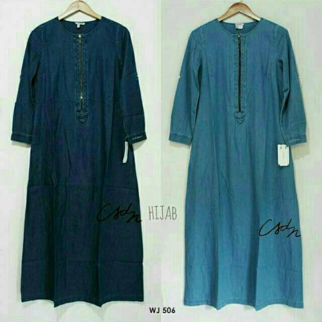 Obral Gamis Denim Le Couture