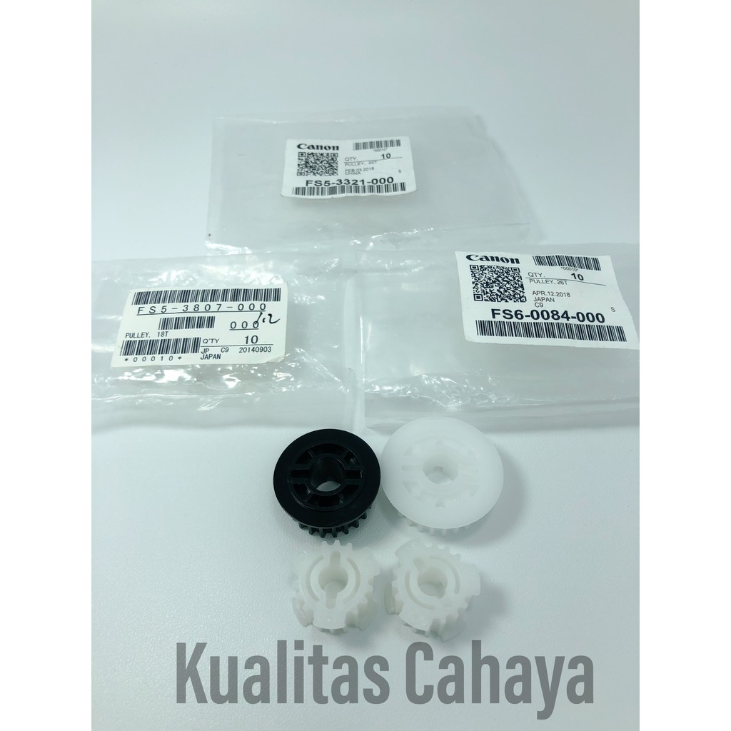Gear Pulley Timing Belt Fotokopi Canon IR 6000/6570/5075 Original 1Set