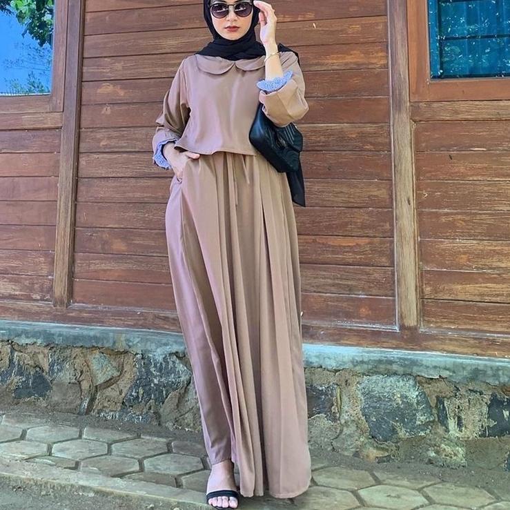 ZUNAIRA MILO GAMIS/ DRESS KOREA / DRESS KONDANGAN / GAMIS REMAJA "Lna31au22a"