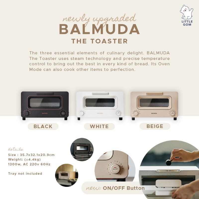 Balmuda oven toaster ver 2