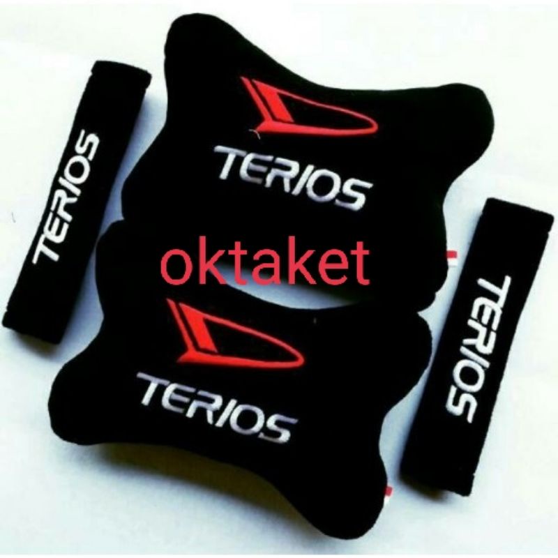 bantal mobil 2 in 1 Rush Terios headrest car seat