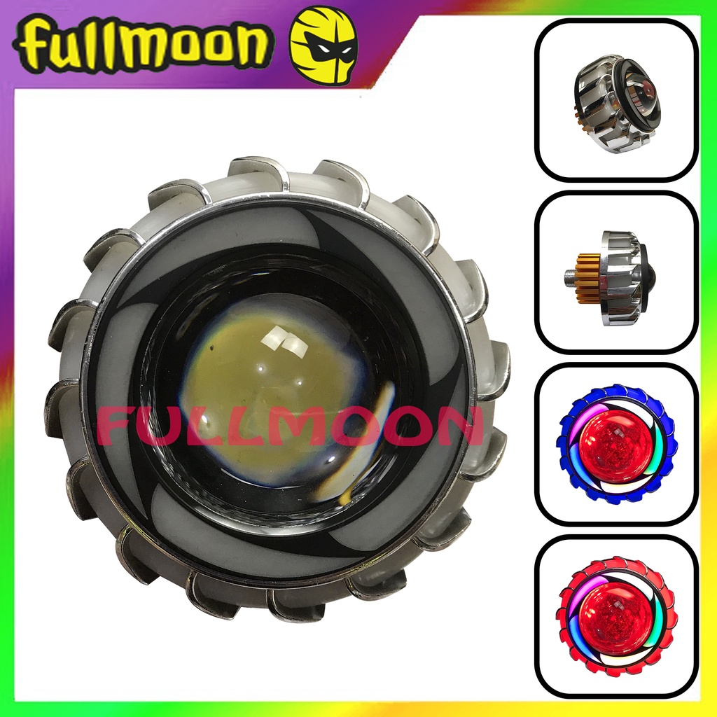 LAMPU DEPAN PROJIE SPIRAL RAINBOW MDH UNIVERSAL MOTOR