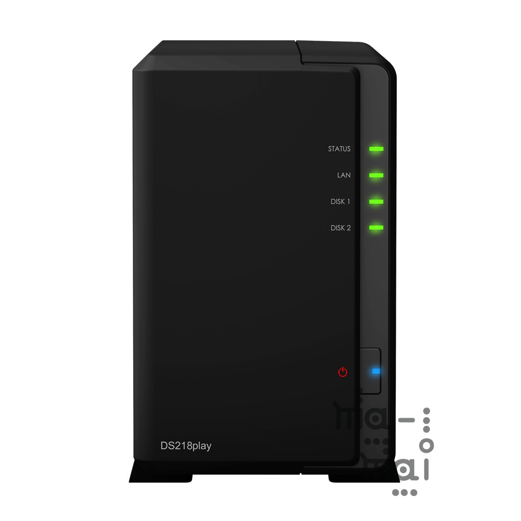 Synology DiskStation DS218play 1 GB RAM 2-BAY Realtek Quad Core