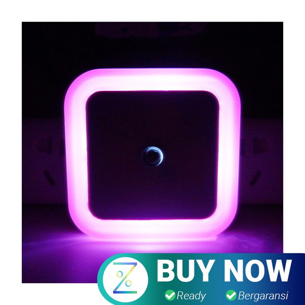 Lampu Tidur LED Sensor Cahaya EU Plug - L200 - Pink