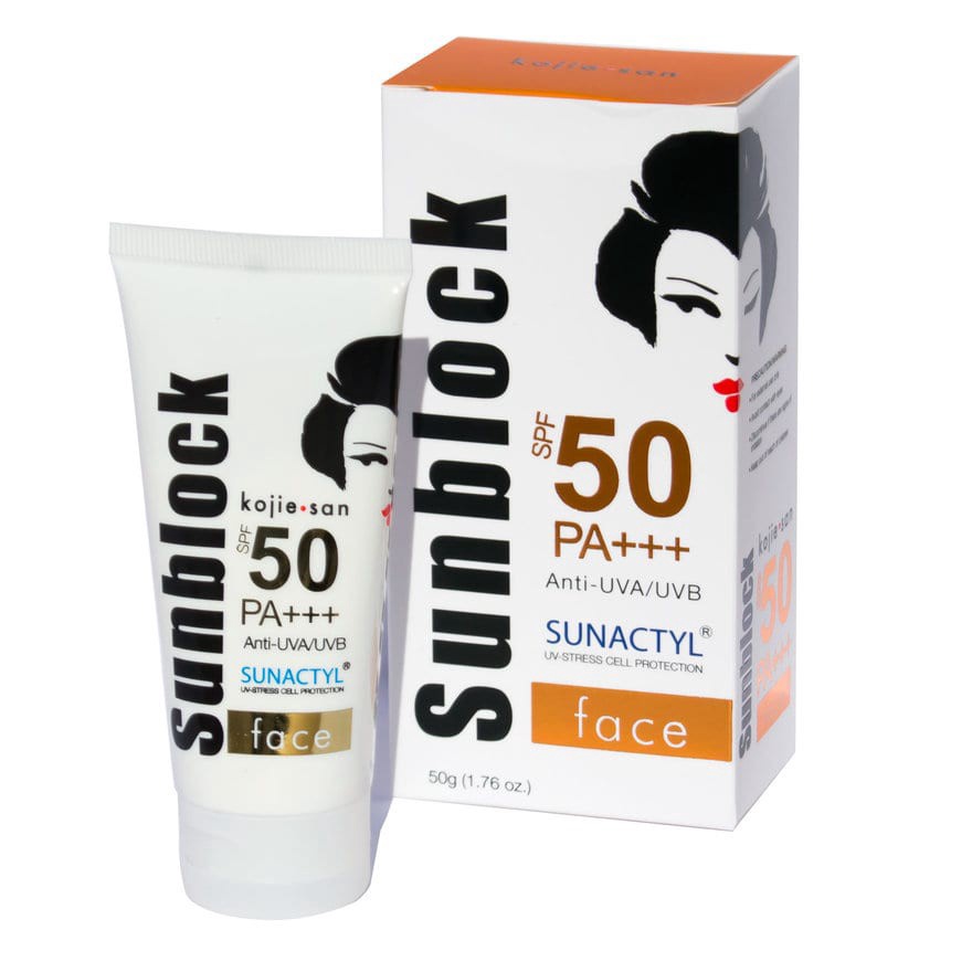 ✿ELYSABETHME✿ Kojie sunscreen SPF50+++ pelindung wajah sunblock sun screen anti UVA UVB