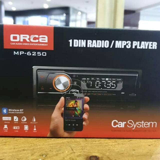Tape mobil single din USB Bluetoot Orca