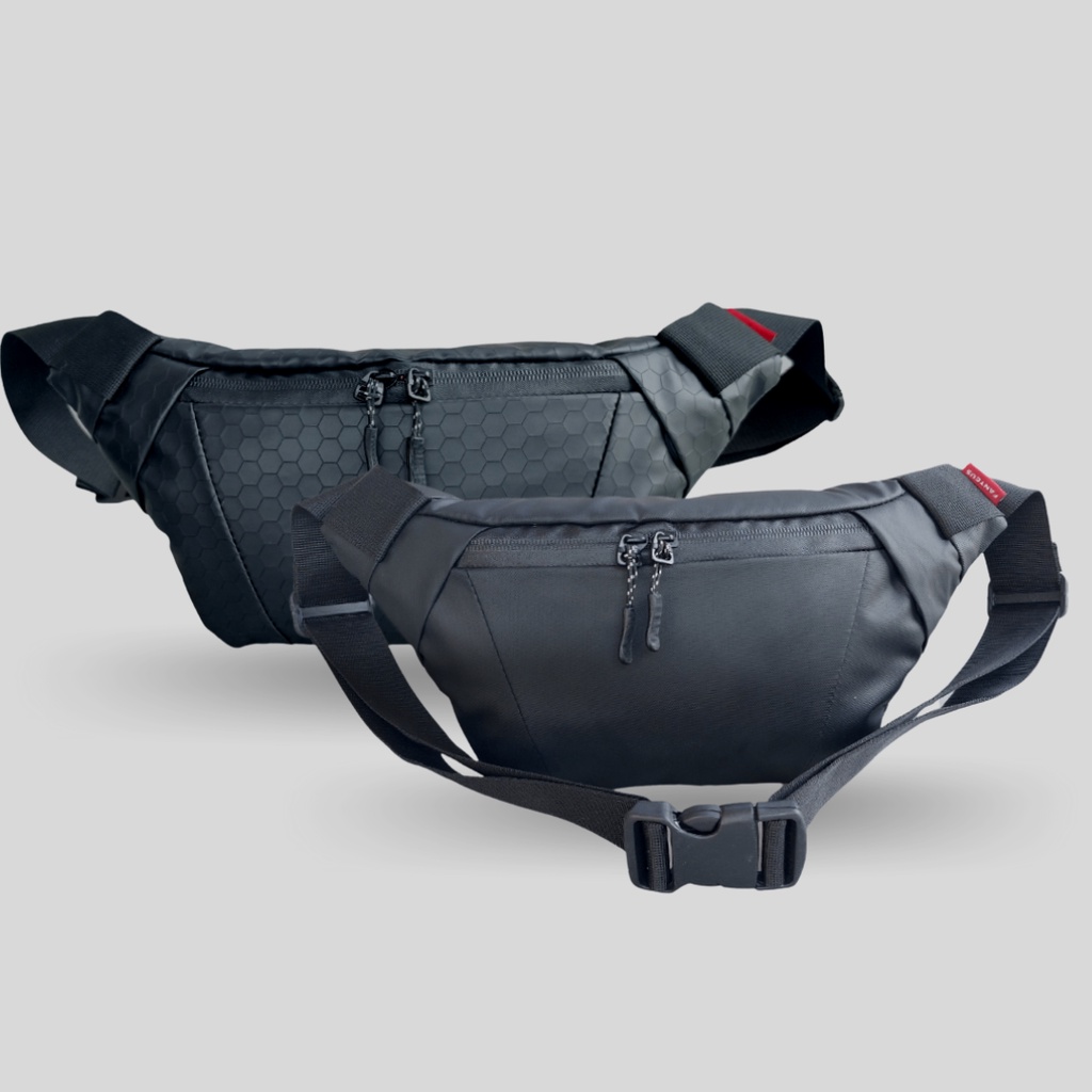 Waistbag Waterproof Pria Terbaru Fanteus Bahan Bimo Tas Anti Air