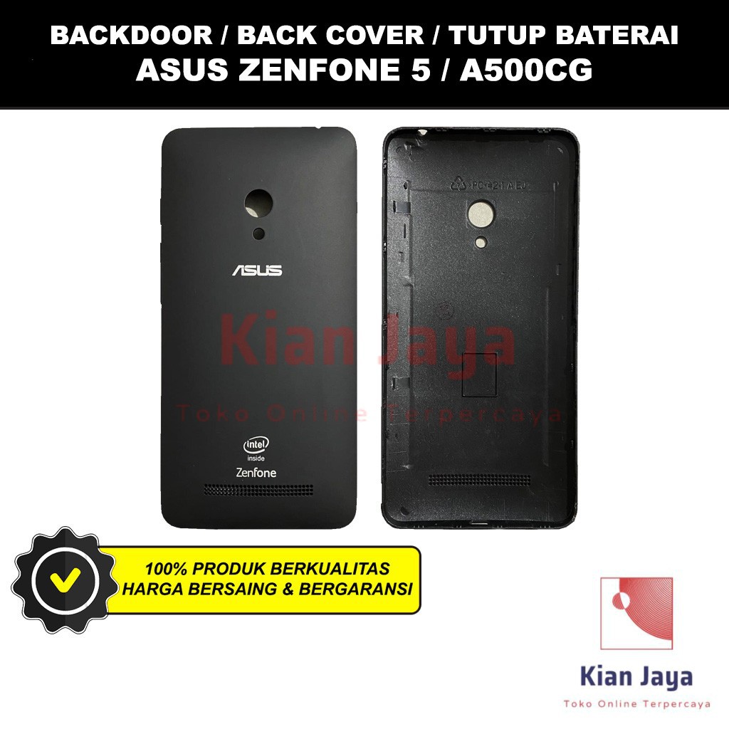 Backdoor Asus Zenfone 5 / A500CG Back Cover Tutup Belakang Baterai Cassing Casing Backcase Original