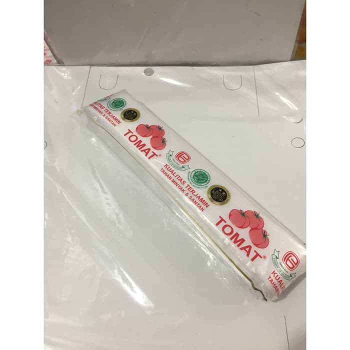 SATU ( 1 ) Pack Plastik Tomat 4 x 23 - Plastik Es Mambo - Plastik Sambel 4 x 23 - FOOD GRADE