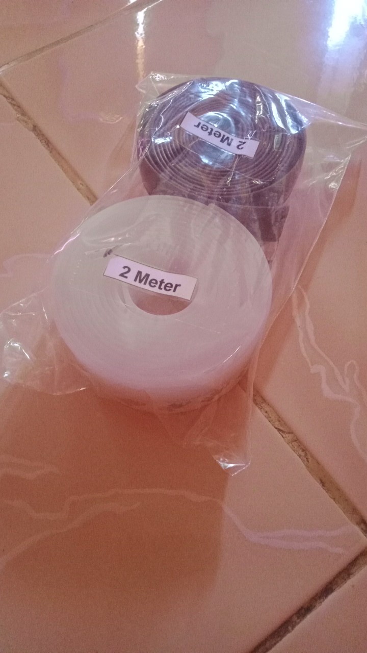 Premium Door Seal Penutup Celah Bawah Pintu/seal Tape Penutup Celah/penutup Lubang Pintu 3,5cm X 1m