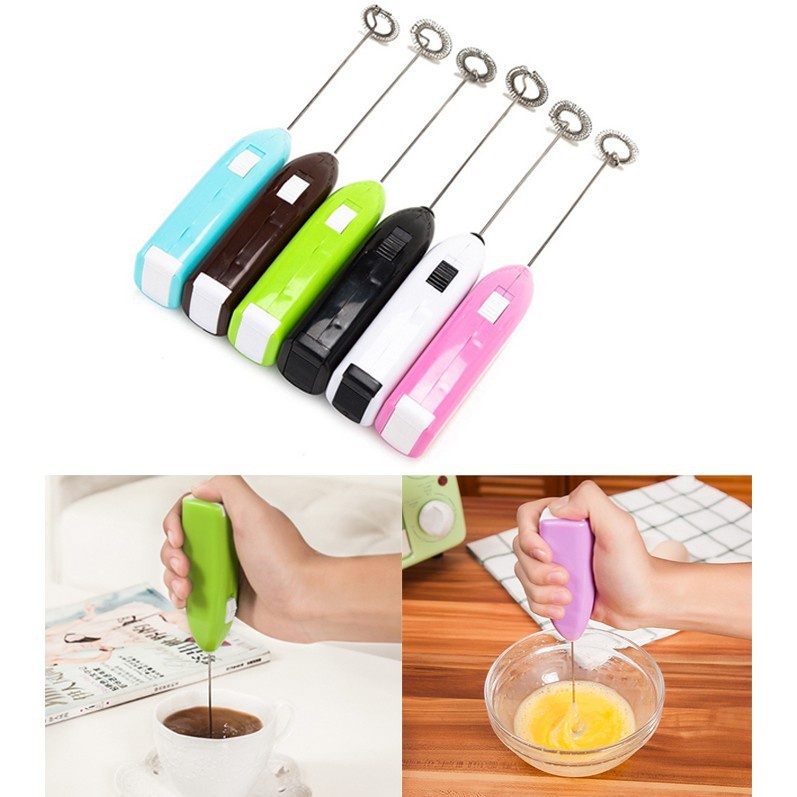 MPRO2 Mixer Mini Hand Mixer Elektrik Pengaduk Minum Dan Pengocok Telur Kopi Expresso