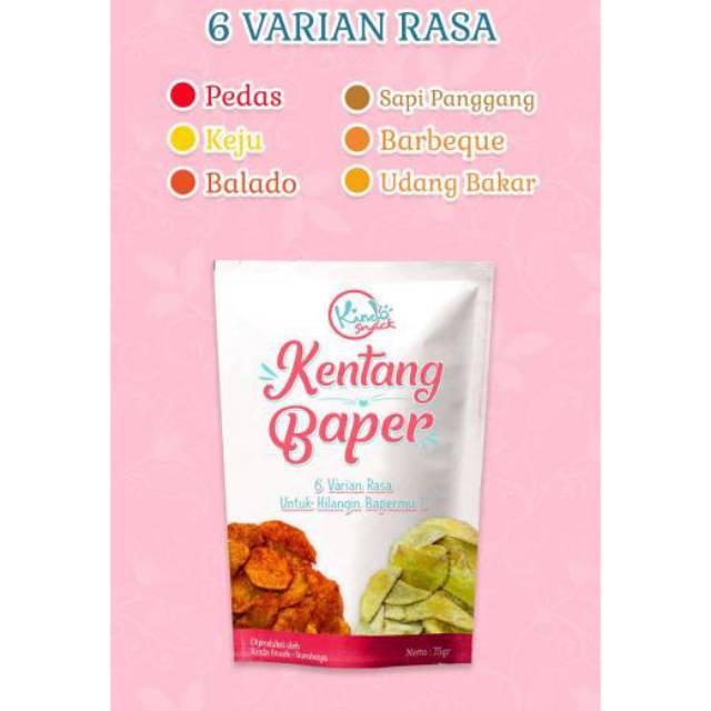 

Kentang baper kindo snack