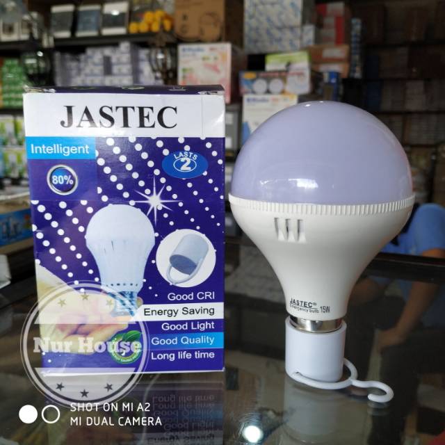 lampu cas emergency 15 watt jastec led magic