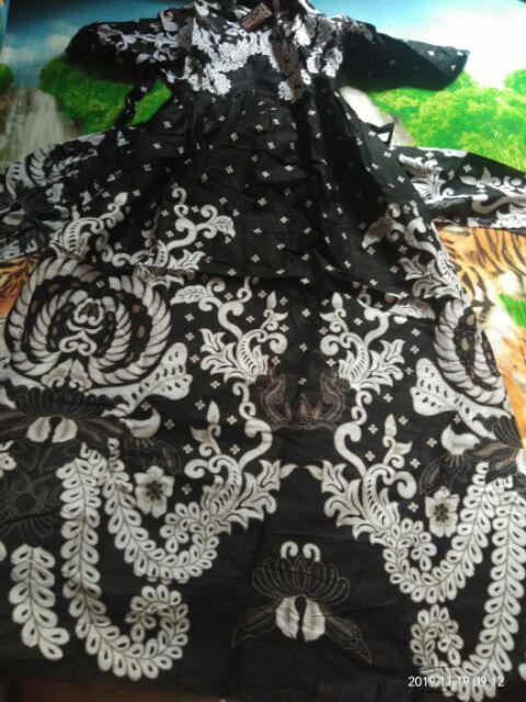 Sarimbit Gamis Batik Kembang Gurita Simple