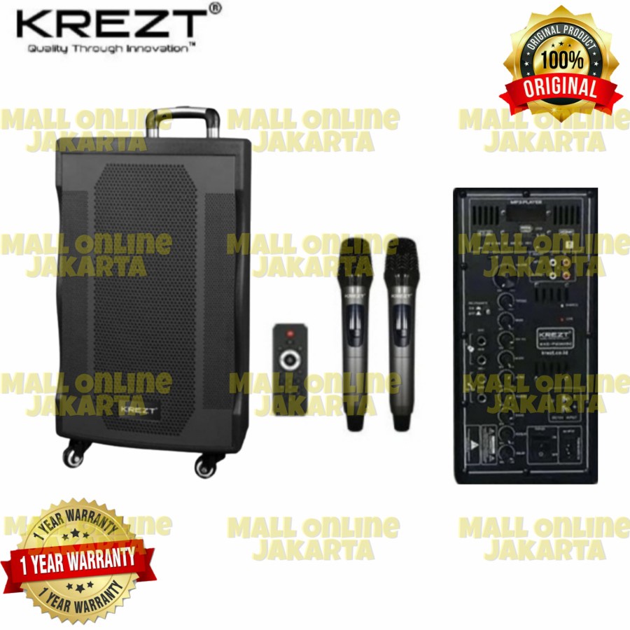 Speaker portable Krezt 15 inch aktiv Was P 20015c Original p20015