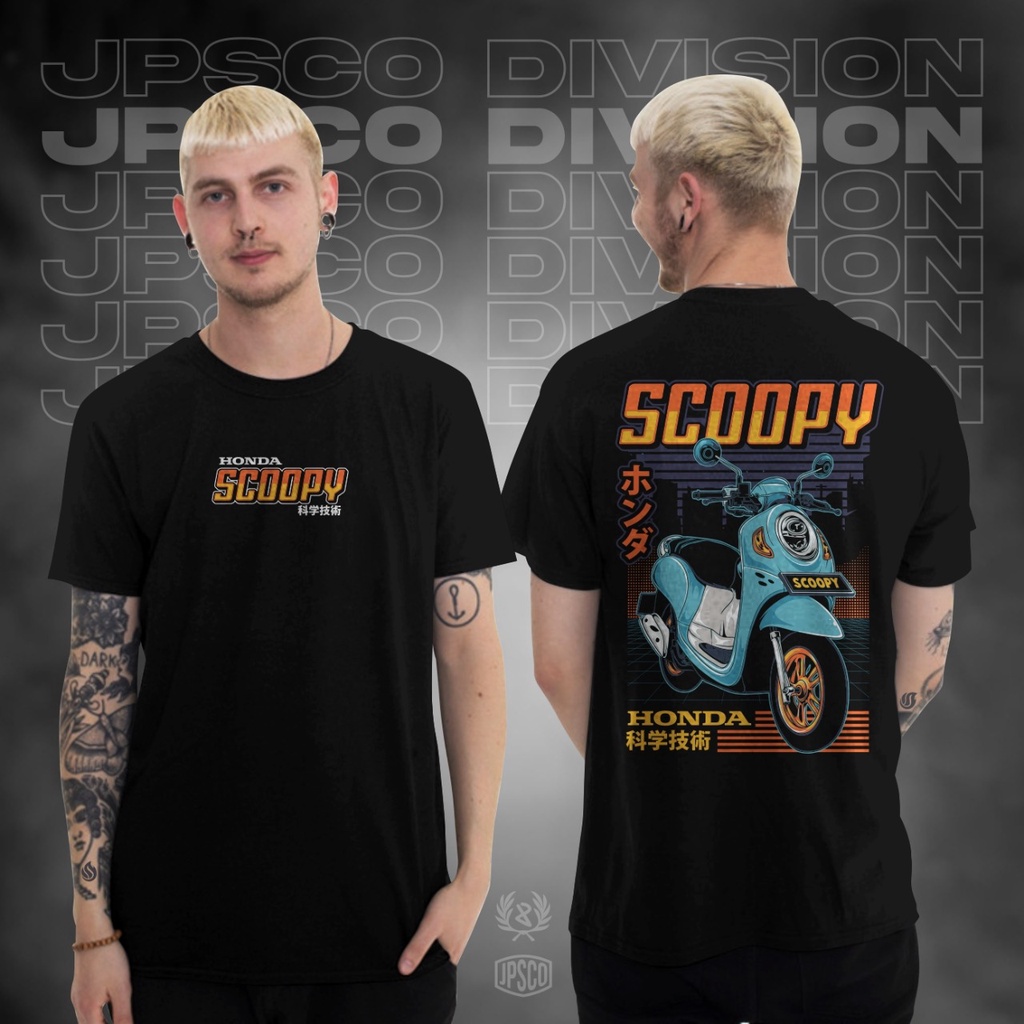 KAOS HONDA SCOOPY TRIPLE BAJU MOTOR SCOOPY ALL NEW