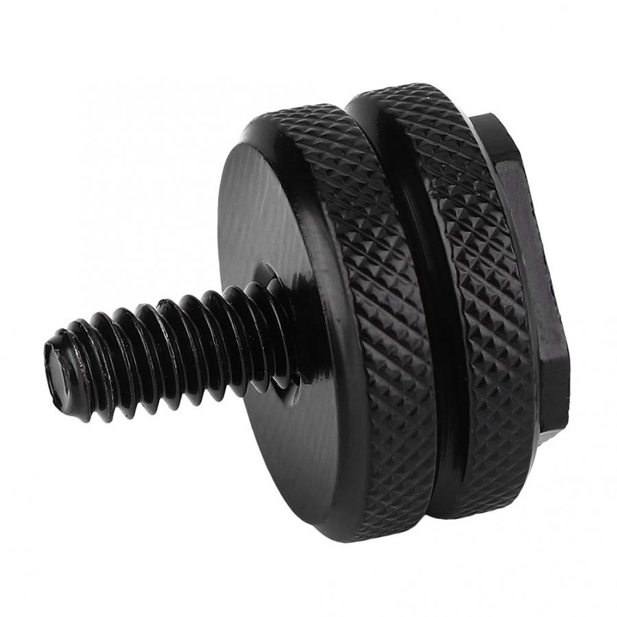 CAMVATE Tripod Screw Hot Shoe Kamera DSLR 1/4 Thread - HS7 - Black