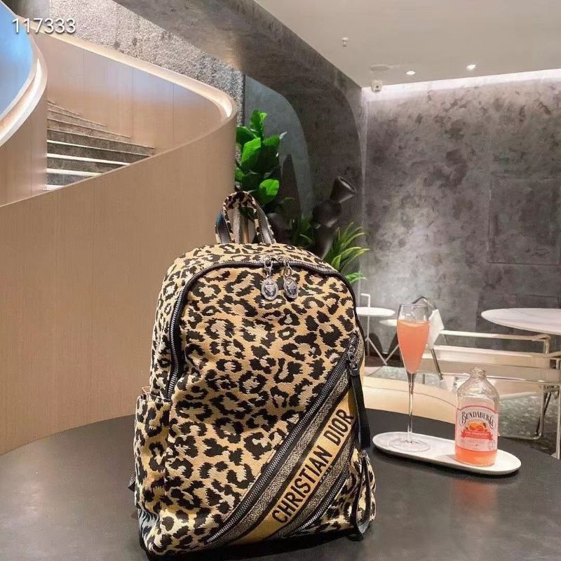 Tas ransel CD  leopard backpack