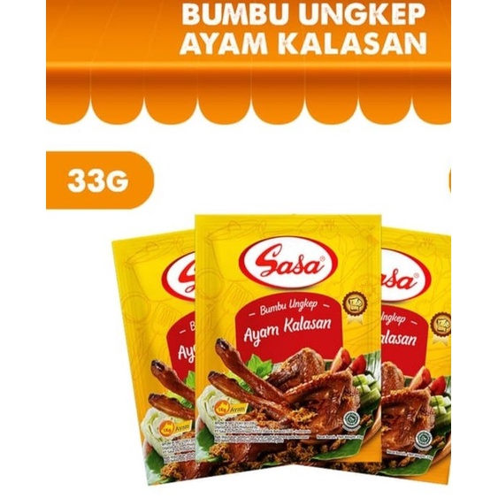 

SASA Bumbu Ungkep Ayam Kalasan Renceng [10 pcs x 33gr]
