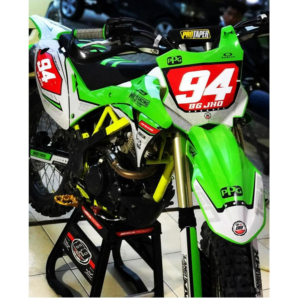 decal gordon full body / decal gordon hijau / DECAL STIKER KLX GORDON DESAIN CUSTOM FULL BODY