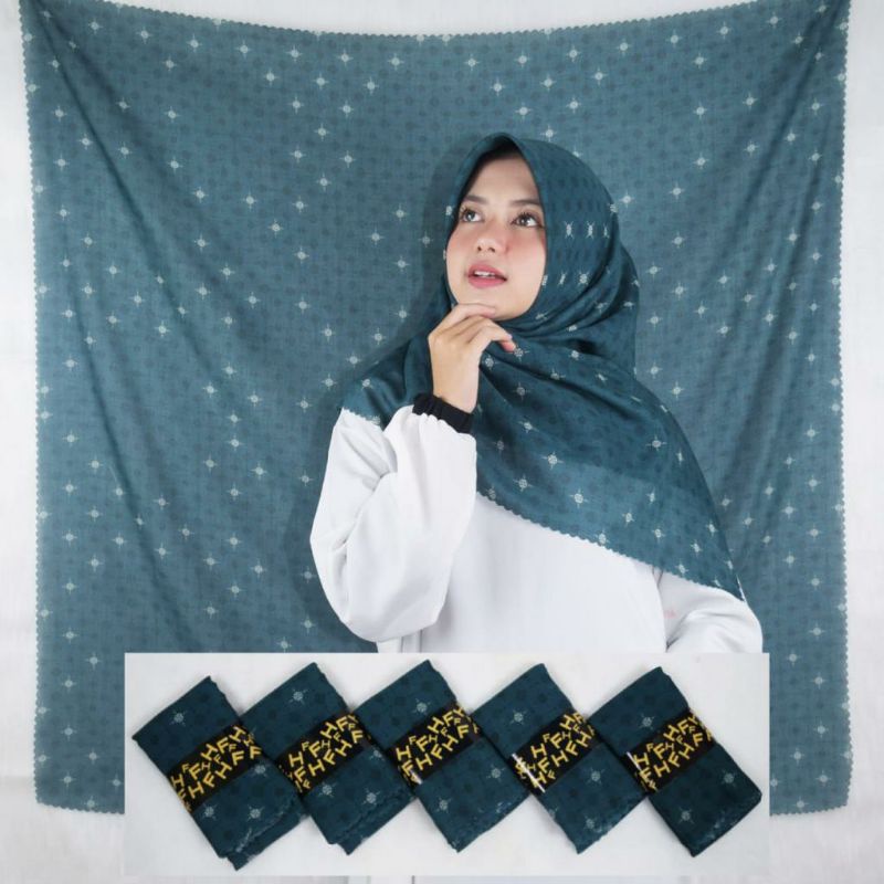 hijab voal segi empat motif terbaru2021 jilbab voal tepi lasercut