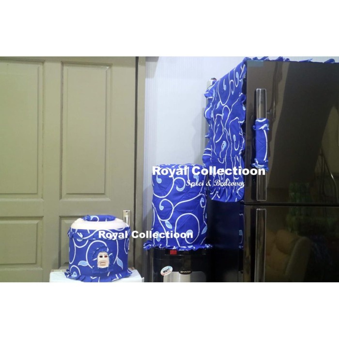 Sarung Galon - Royalcollectioon - Set Sarung Galon Ulir Biru
