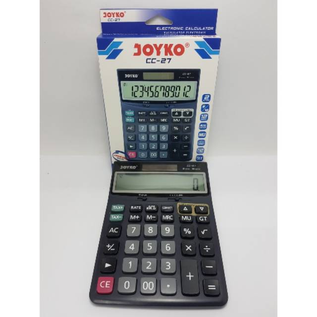 

KALKULATOR JOYKO CC-27 CALCULATOR 12 DIGIT