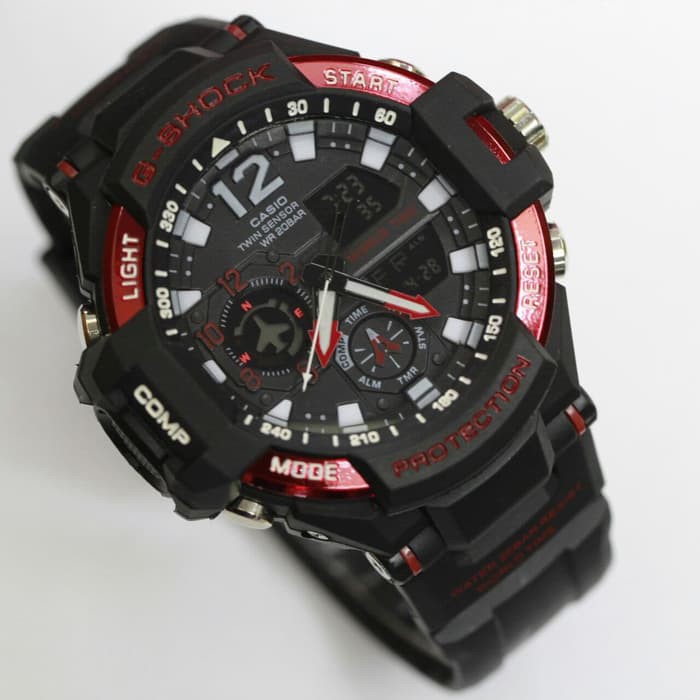 Jam Tangan GShock GA1100 Hitam Merah