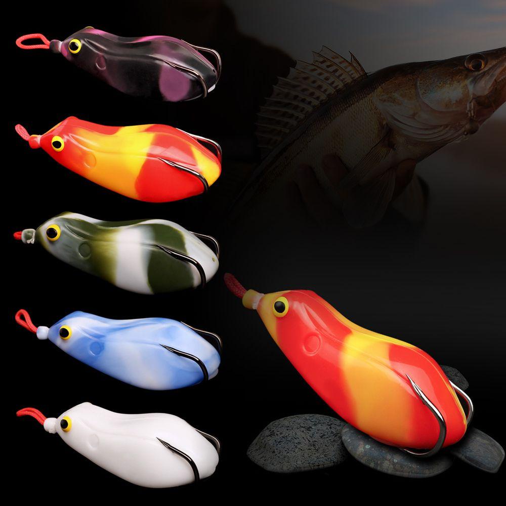 Preva Frog Lure 8.7cm Aksesoris Mata 3D Fishook