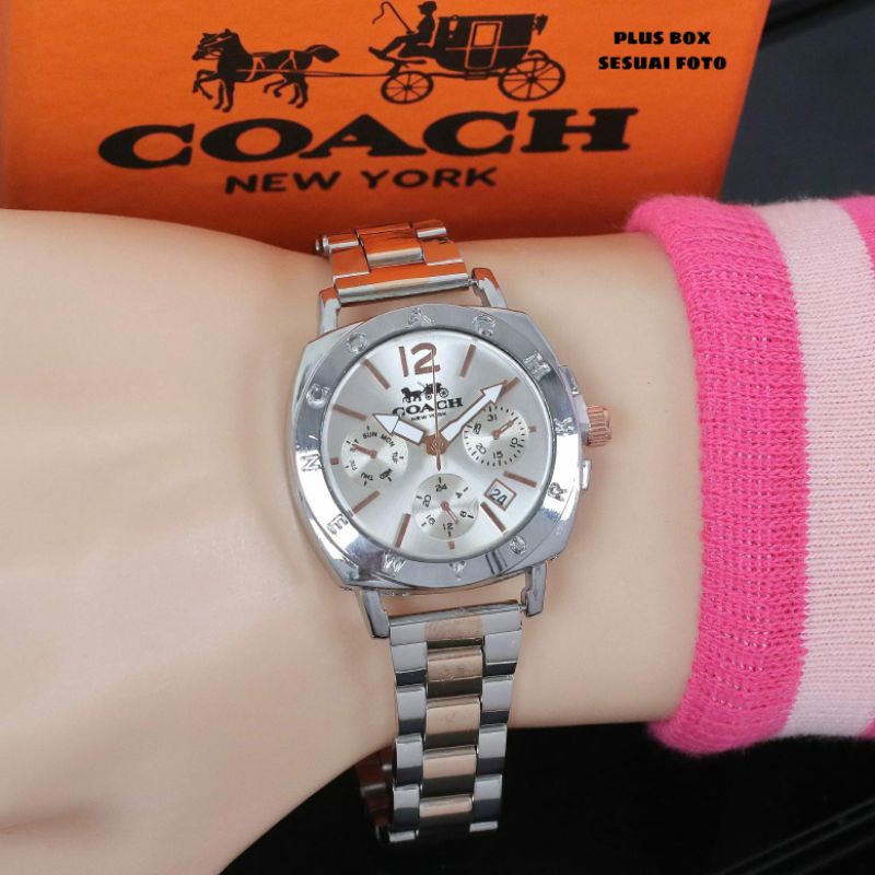 Jam Tangan Wanita fashion Coach DM 3,4m kw super