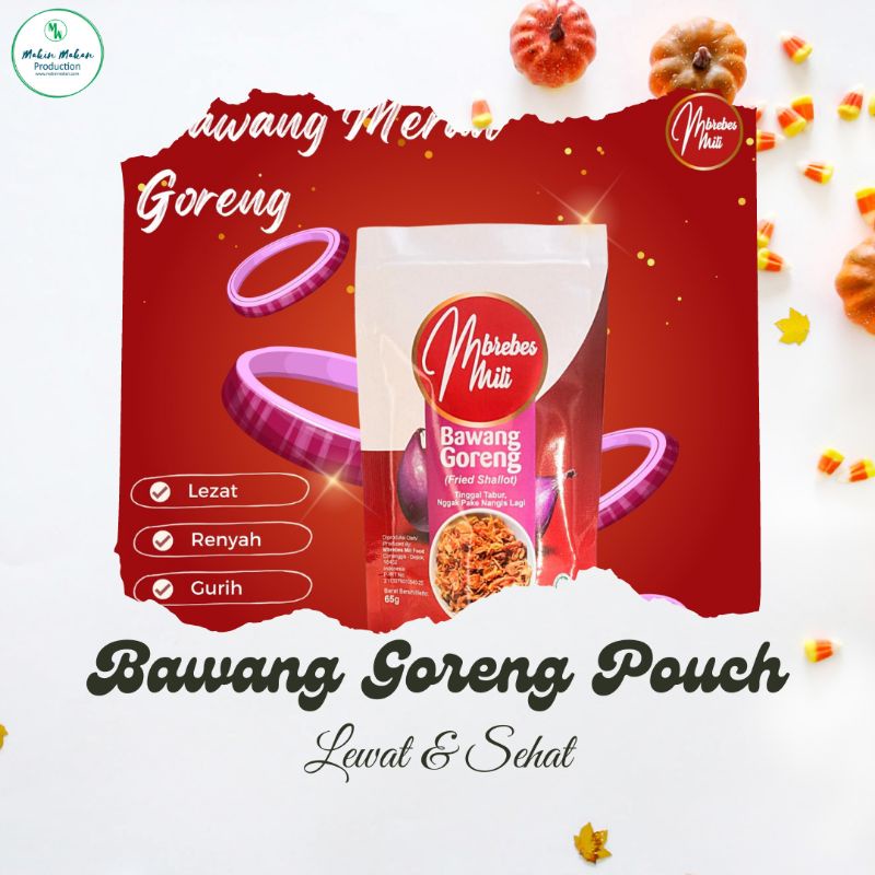 

Bawang Goreng Brebes Original Kemasan Pouch - Bawang Merah Goreng - Bawang Putih Goreng