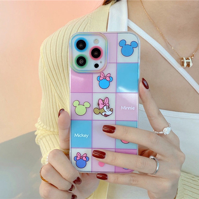 Case Motif Kartun Warna Pelangi Untuk IPhone 12 13 11 Pro Max X Xs Max Xr 5510