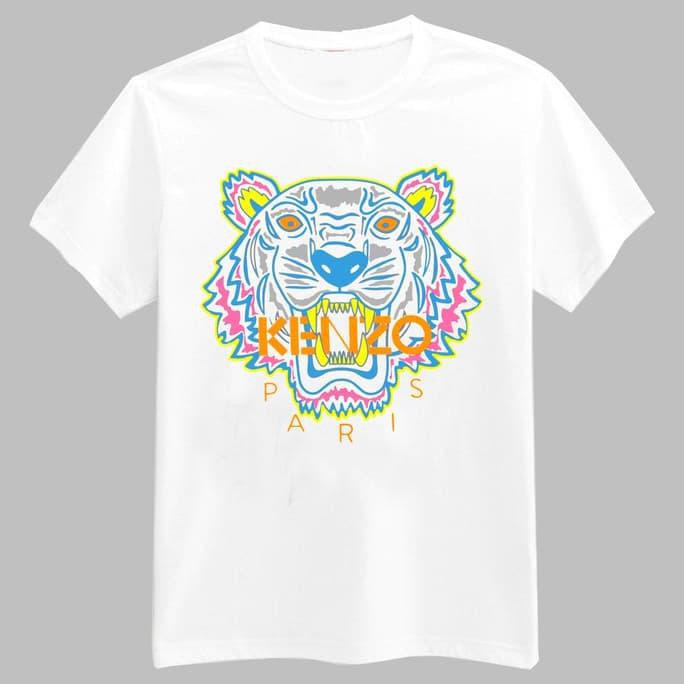 CUSTOM KAOS/TSHIRT BRANDED KENZO TIGER DIGITAL PRINTING