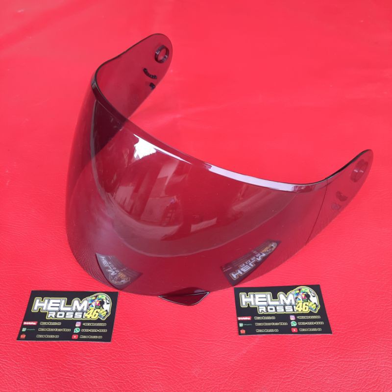 KACA Visor Helm YAMAHA NVL CARGLOSS VIXION - MX KING - R15 - DARKSMOKE Dark Hitam dan Clear Bening