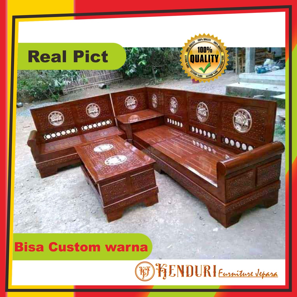 Kursi sudut Minimalis Furniture Jepara