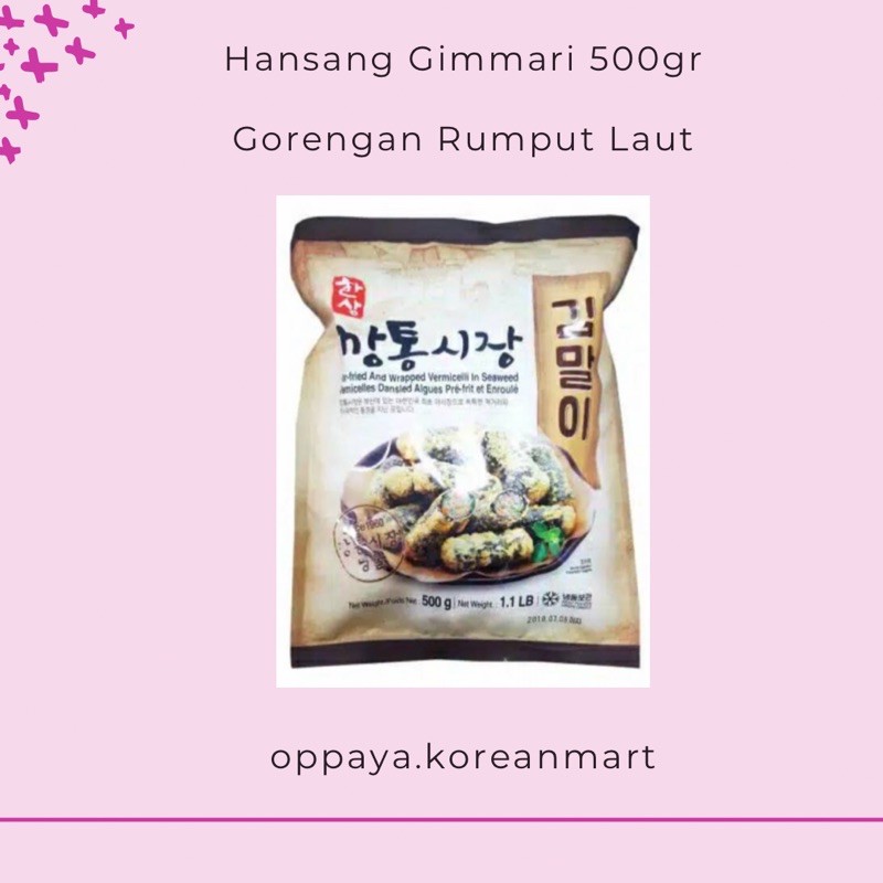 

Hansang Gimmari 500gr | Gorengan Rumput Laut Made in Korea