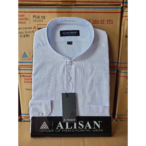 koko alisan polos lengan panjang baju taqwa