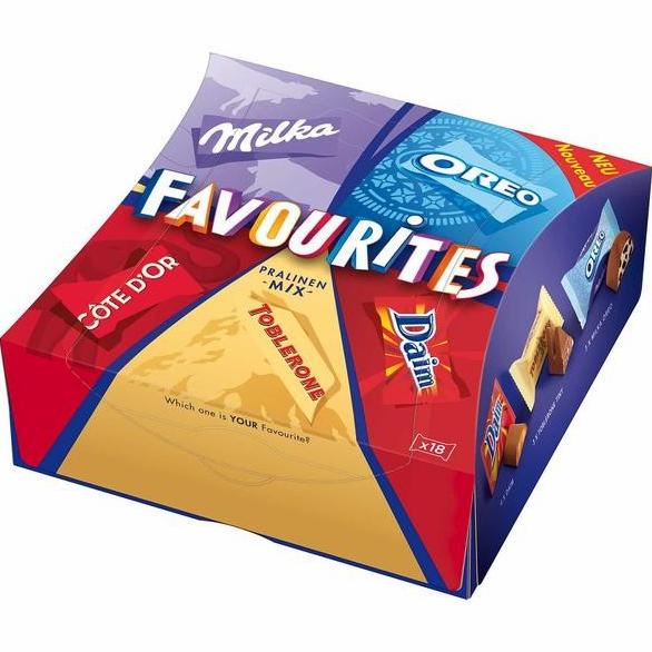 

MILKA FAVOURITES SELECTION X18 - 159GR / COKLAT MILKA DC51C1215
