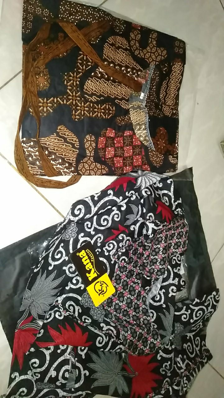 Atasan Batik Dolby Dolbi Dobby Doby Tenun Sutra Tulis Halus Katun Atbm Baron ,sarombit Atasan