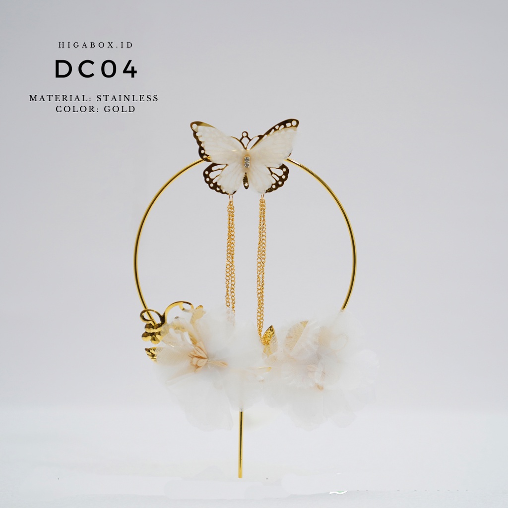 

Cake Topper Butterfly, Bunga Kupu-Kupu Untuk Dekorasi Pesta Ulang Tahun / Pernikahan | DC04