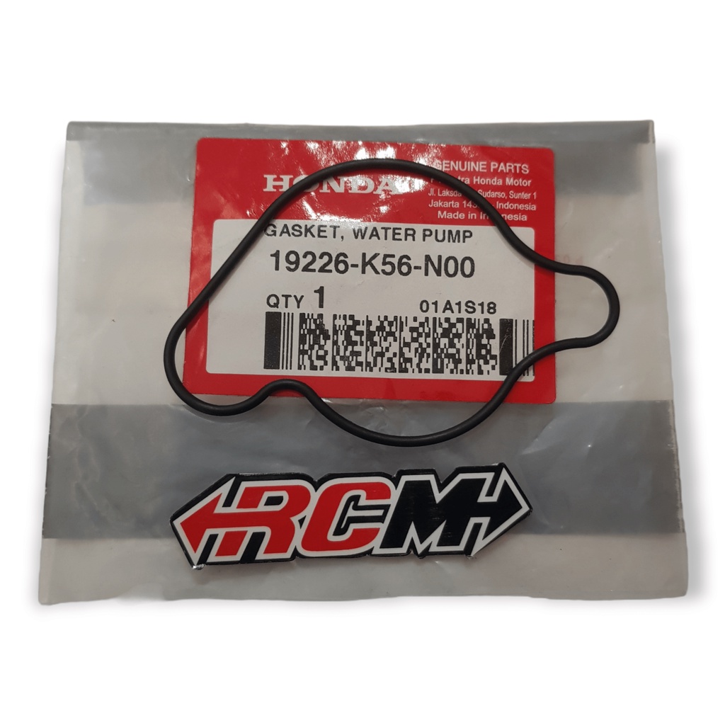 19226-K56-N00 GASKET PAKING PERPAK ORING O RING O-RING KARET STATOR BASE ORING WATER PUMP WATERPUMP CONIC SUPRA CB CBR 150 R LED GTR K56 ORI ORIGINAL HONDA AHM HGP ASLI